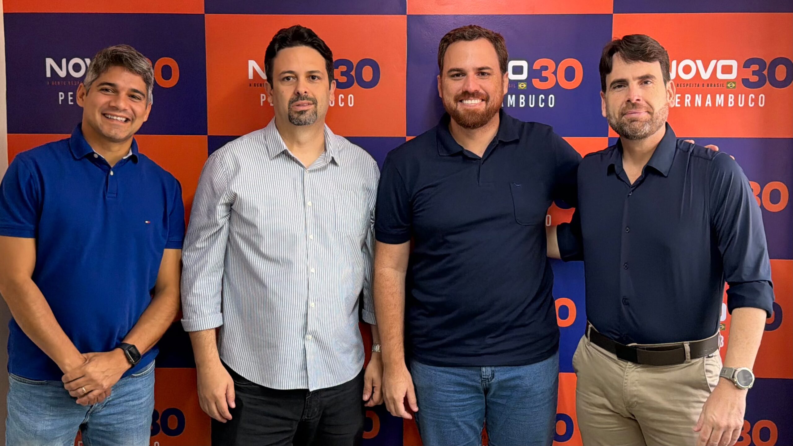 Novo Pernambuco intensifica articulações e prepara convenção estadual para definir estratégia eleitoral de 2026